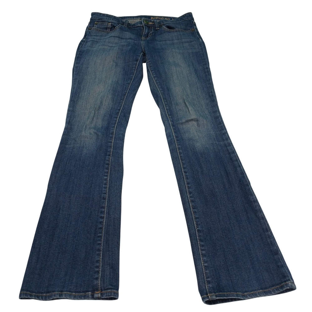 Gap Premium Bootcut Jeans 0/25R Blue‎ Medium Wash Low Rise Y2K Denim